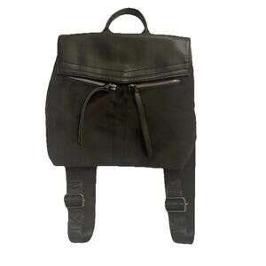 Botkier New York Trigger Mini Backpack Black Faux Leather/Nylon